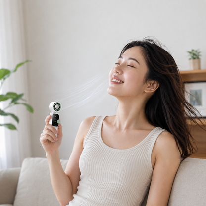 【2026次世代】航空級ポータブルクーラー | 瞬間冷却・199段階風量・4000mAh
